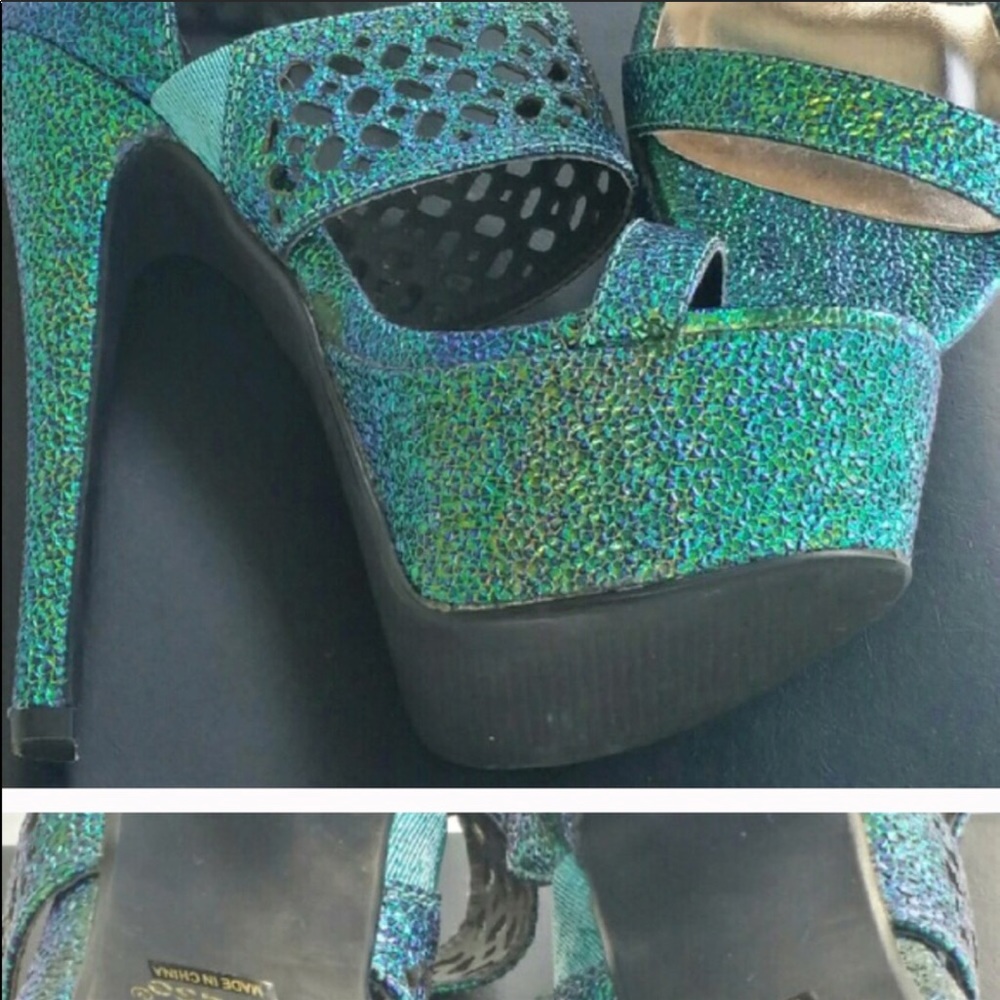 Mermaid style heels